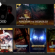 The front page of Games Workshop's Warhammer TV app, featuring content like the animated series Angels of Death and Hammer and Bolter, Loremaster, cinematic trailers, and more.